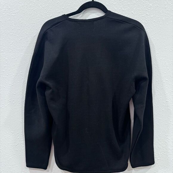 Pebble beach‎ 100% pure wool  black blouse size medium - Picture 4 of 5